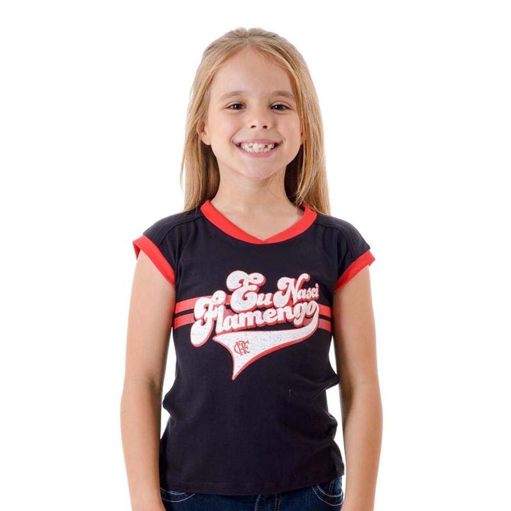 camisa flamengo feminina infantil