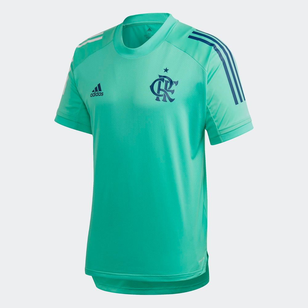 Camisa Flamengo Treino Verde Adidas 2020 flamengo