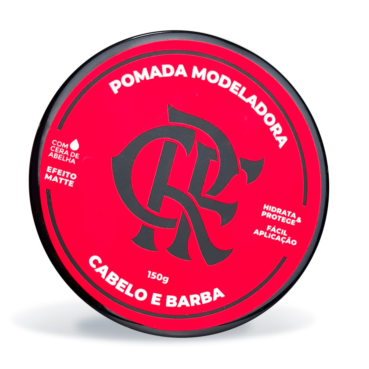 Pomada Flamengo Modeladora Cabelo e Barba Efeito Matte 150g