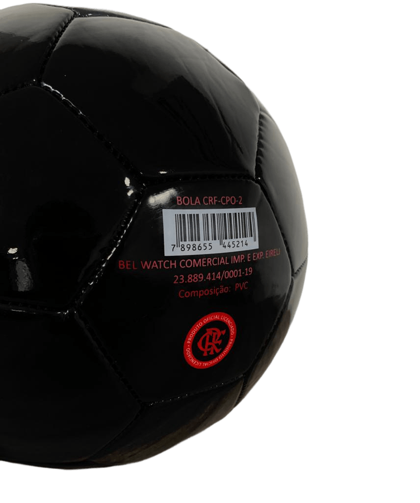 Bola Flamengo Oficial Preta Bel Watch