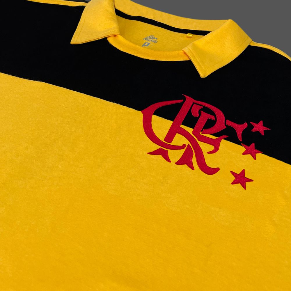 camisa-flamengo-retr-goleiro-manga-longa-amarela-1982-liga-retr