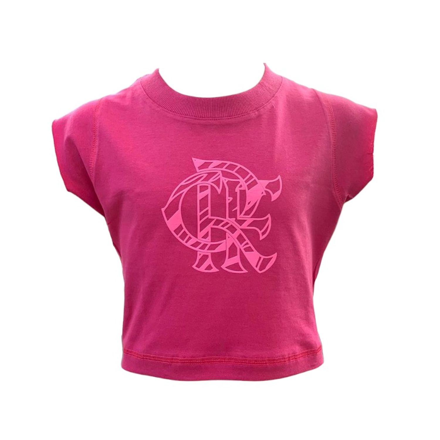 Camisa Polo Flamengo Juvenil Rosa - Rosa+Vermelho