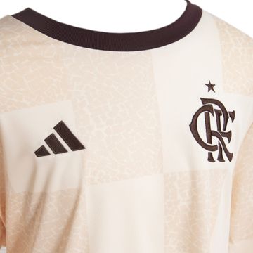 Camisa Flamengo Infantil Pré Jogo Adidas 2024 - espaço rubro negro