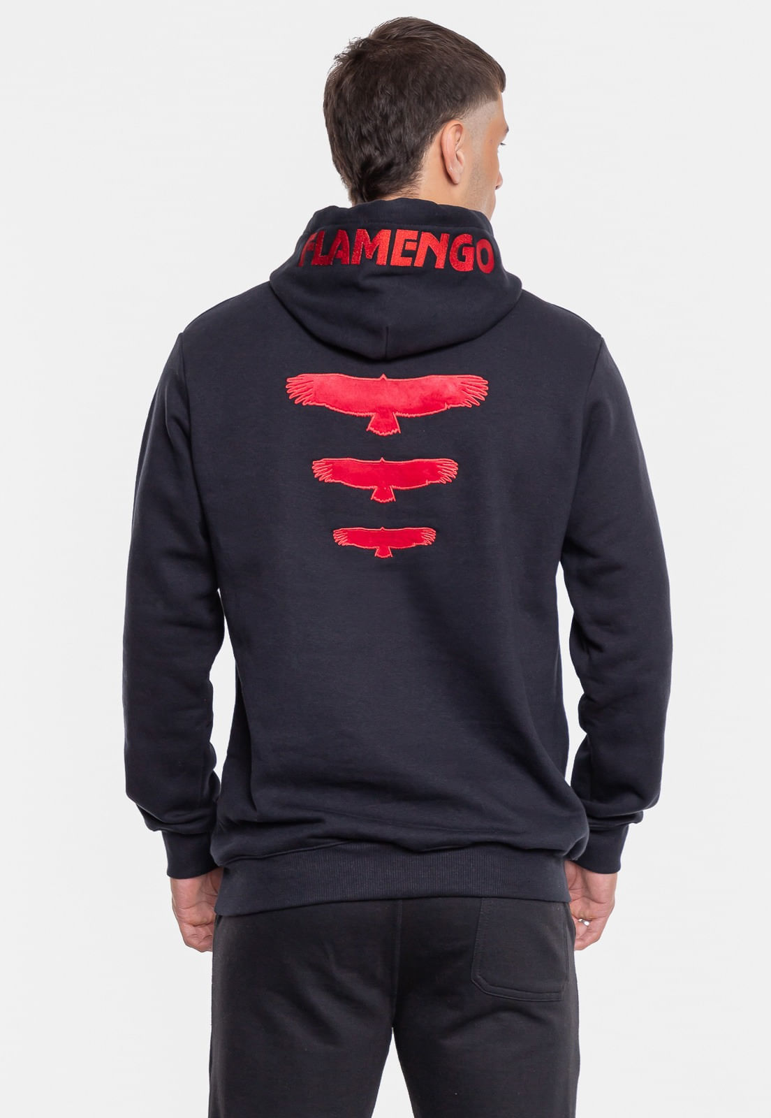 Moletom Flamengo Canguru Preto Starter