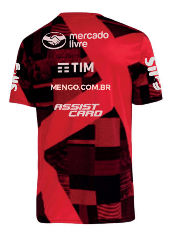 Camisa Flamengo Infantil Pré Jogo Adidas 2023 - flamengo